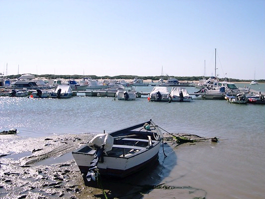 Ein Hafen mit Stellungen für 250 Jacht, Sancti Petri, Andalucia
