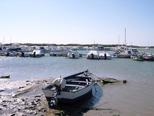 Ein Hafen mit Stellungen für 250 Jacht, Sancti Petri, Andalucia