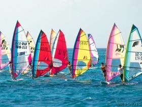 Wind Surfing at Sancti Petri Harbour