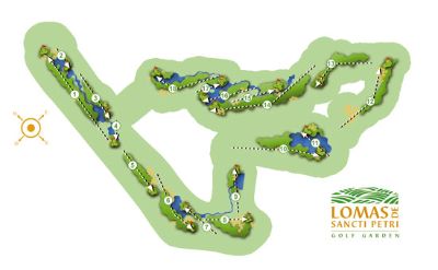 Lomas de Sancti Petri Golf Course Layout